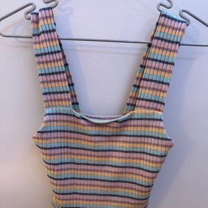 Striped American Eagle tank top